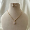 Imperial Oval Spark Tennis Necklaace Set