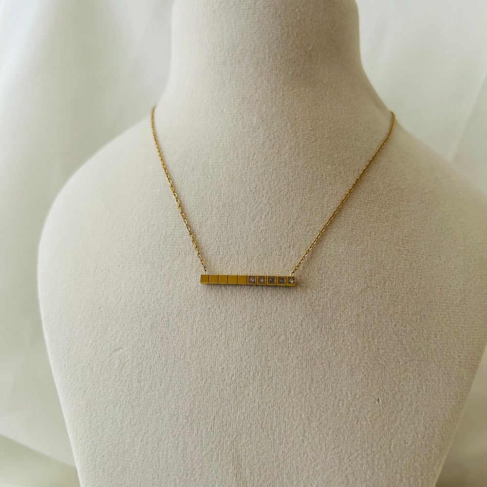 Gold Bar Necklace