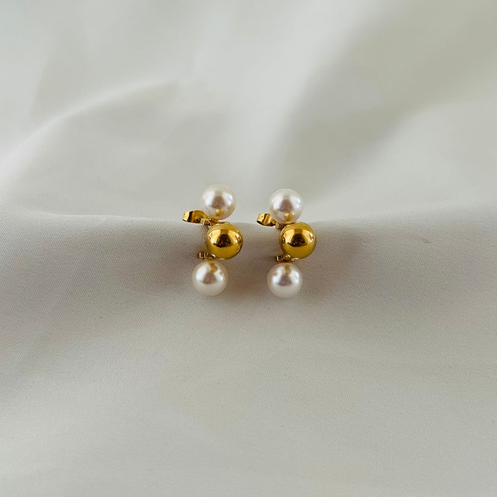 Pearl Ball Earrings