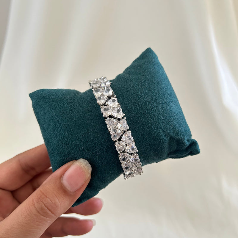 Royal Cushion Crystal Bracelet