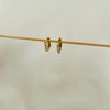 Studded Square Hoops