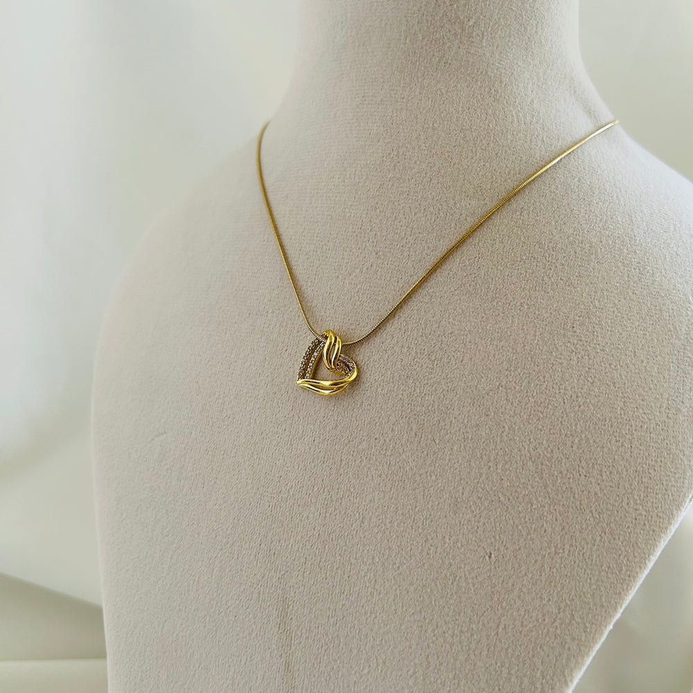 Pavé Heart Necklace