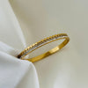 Crystal Edge Minimal Bracelet