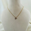 Studded Bow Necklace