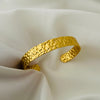 Hammered Band Cuff Bracelet