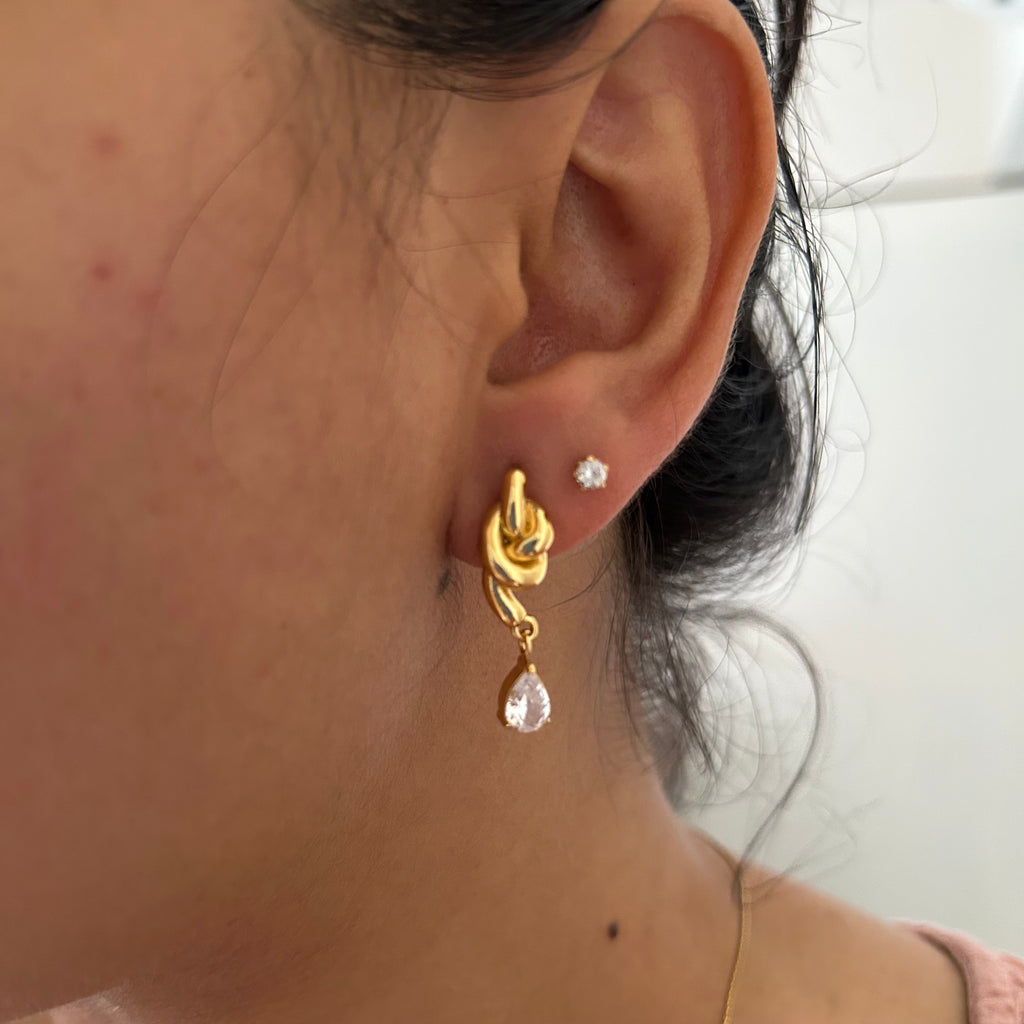 Knot Drop Earrings