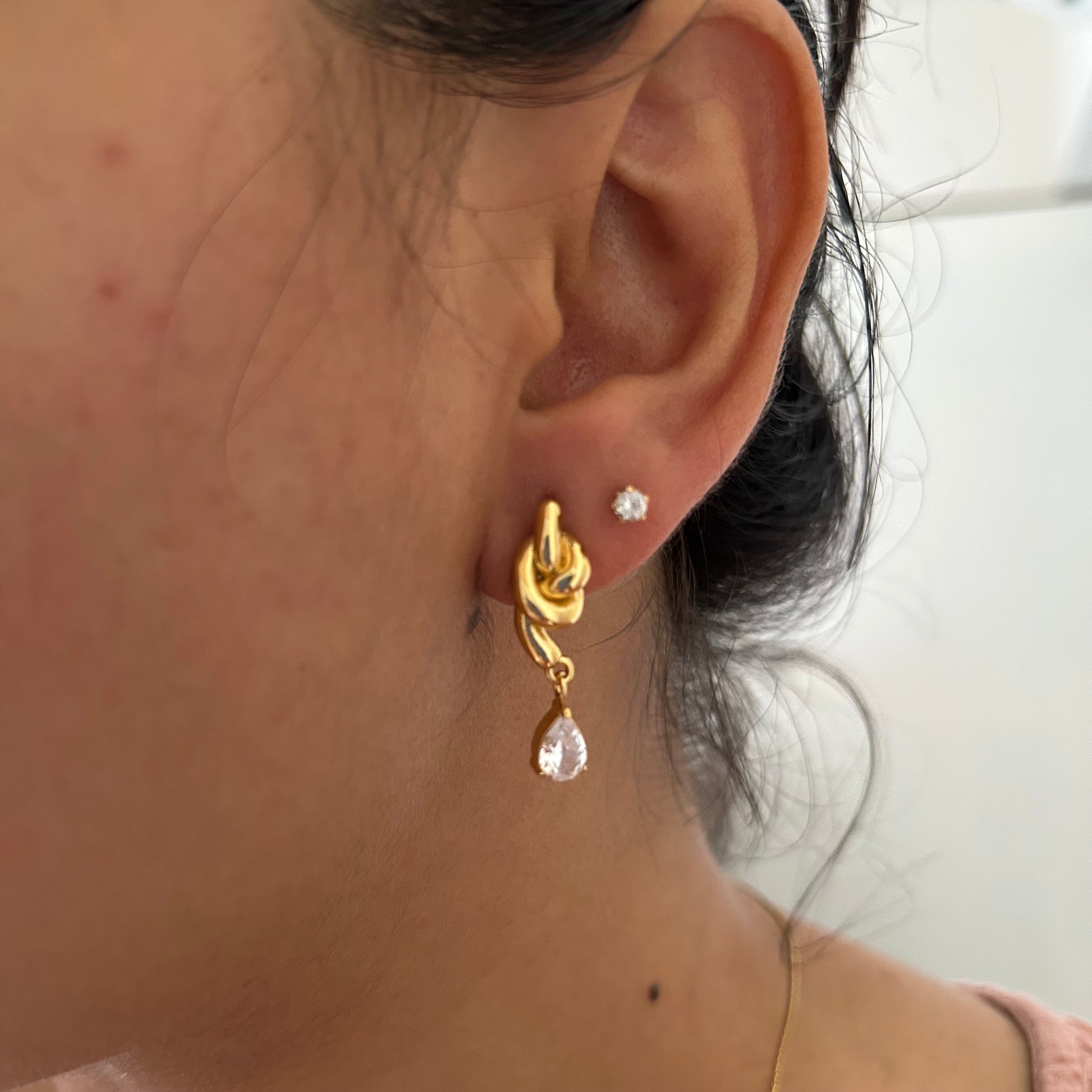 Knot Drop Earrings