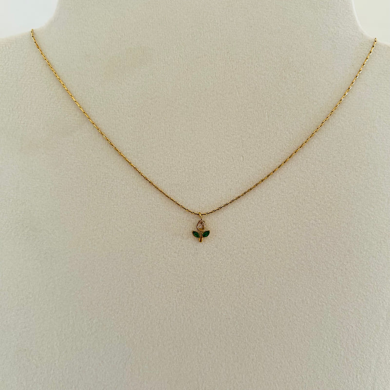 White Tulip Necklaces