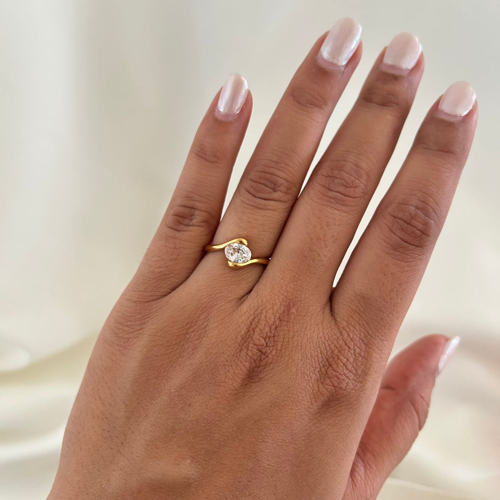 Solitaire Glow Ring