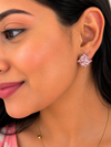 Rosé Princess Stud Earrings