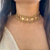 Vintage Coin Charm Choker