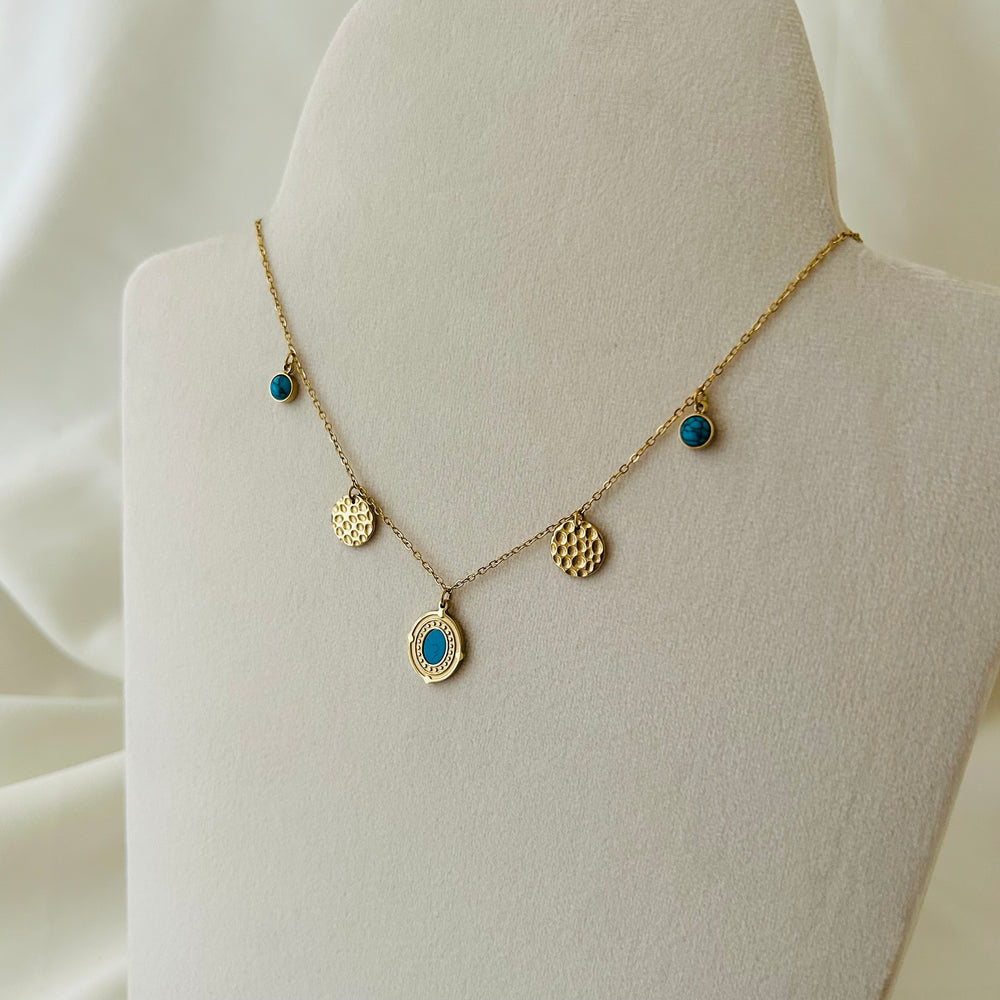Turquoise Bloom Necklace