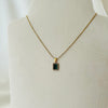 Emerald Green Pendant Necklace