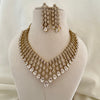 Crystal Cascade Necklace Set