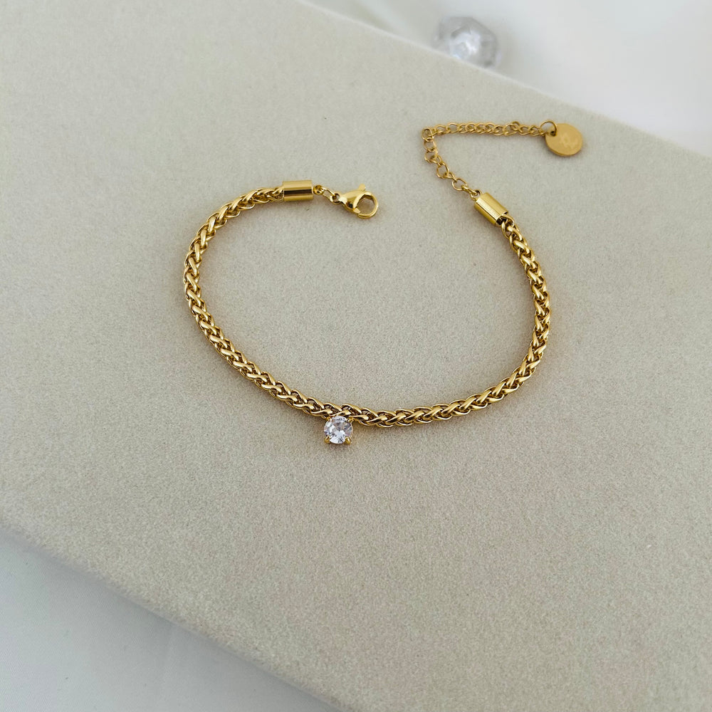 Celia Crystal Rope Bracelet