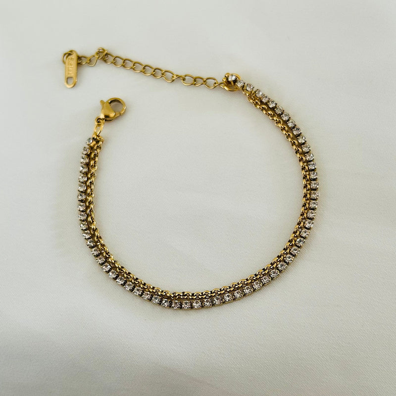 Double Aura Chain Bracelet