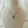 White Heart Necklace