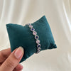 Lavender Sapphire Halo Bracelet
