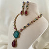 Multicolour Long Necklace Set
