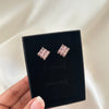 Rosé Princess Stud Earrings