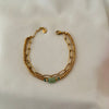 Sage Glow Layered Bracelet