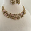 Floral Crystal Necklace Set