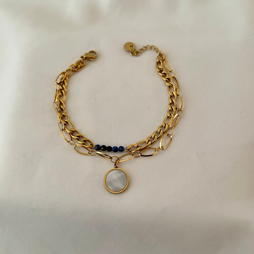 Midnight Halo Layered Bracelet