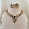 Emerald Floral Necklace Set