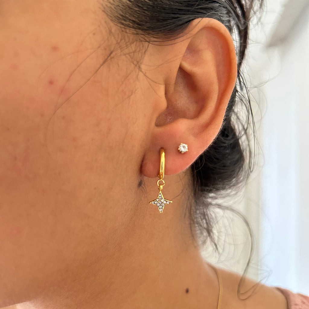 Star Hanging Hoops