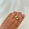 Luxe Emerald Halo Ring