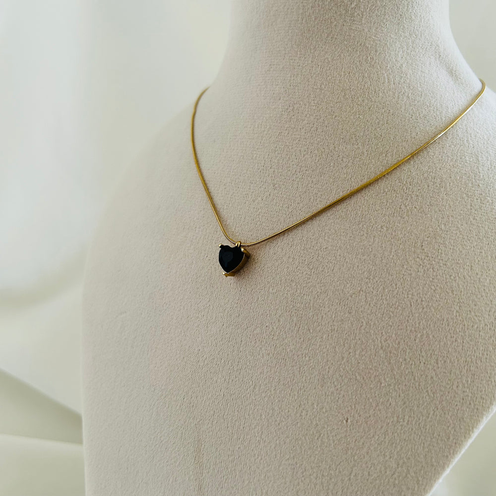 Heart Stone Pendent Necklace