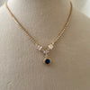 Imperial Blue Spark Tennis Necklace Set