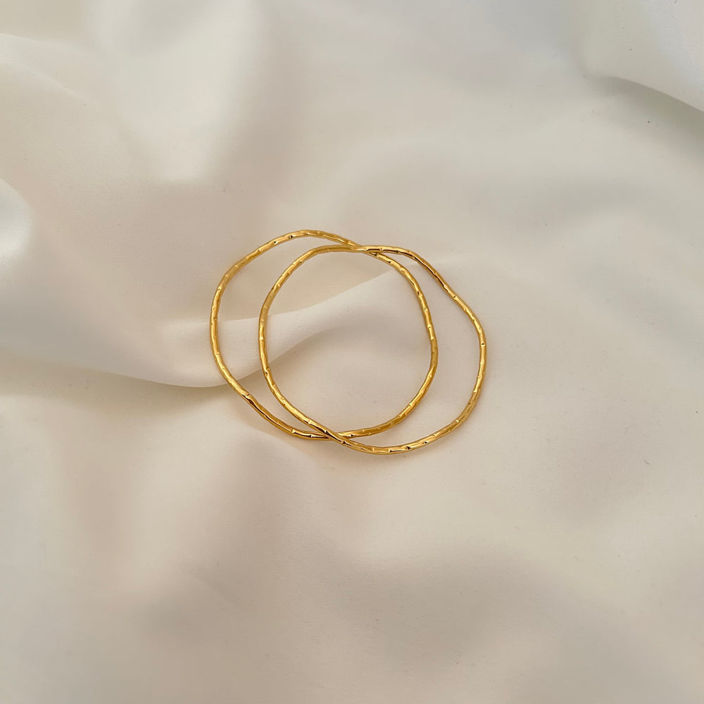 Sleek Weave Bangle (pair)