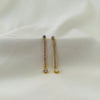 Crystal Studded Bar Earrings
