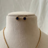Imperial Blue Spark Tennis Necklace Set