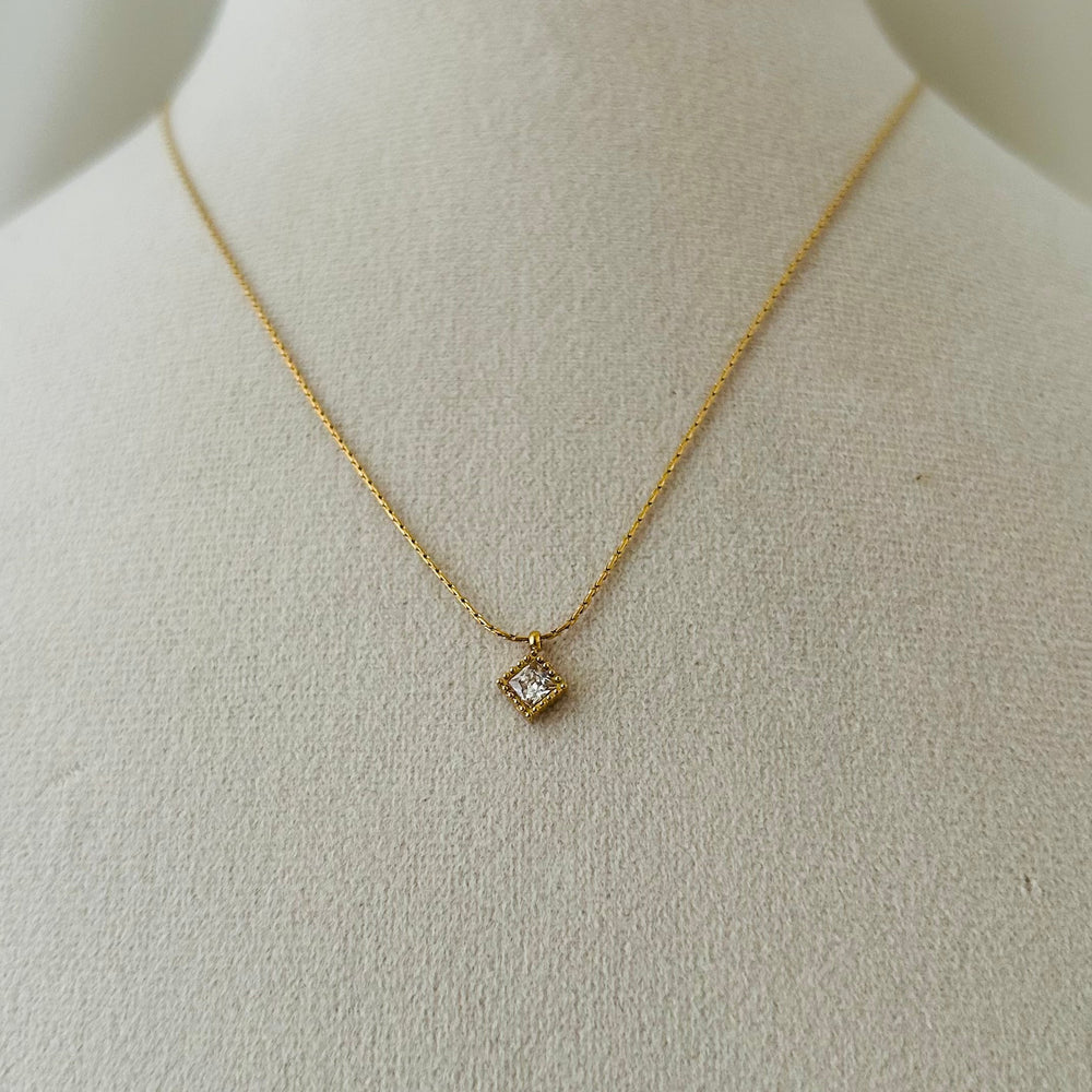 Mini Square Necklace