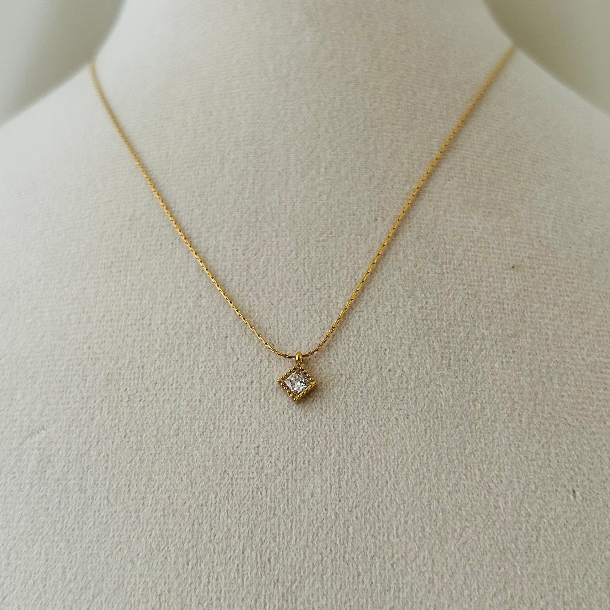 Mini Square Necklace