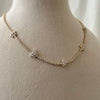 Penta Bloom Tennis Necklace Set