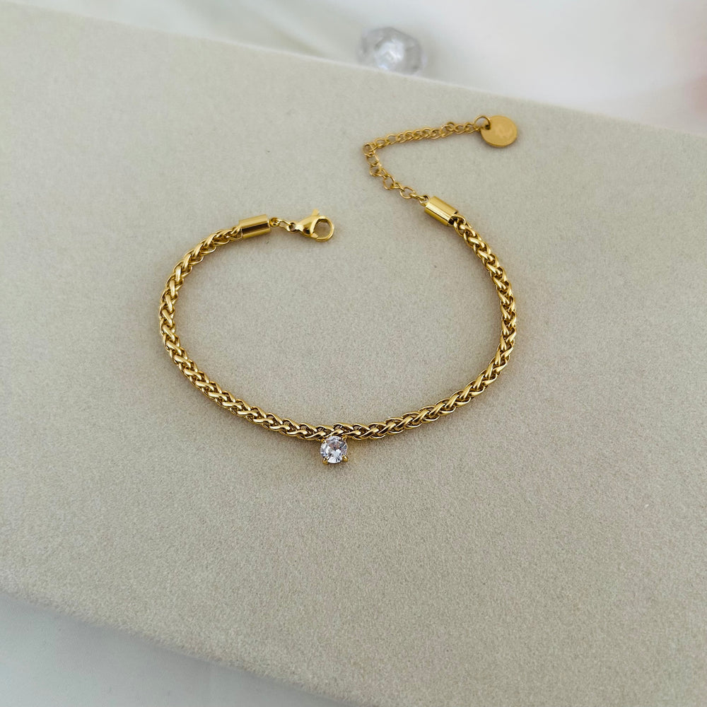 Celia Crystal Rope Bracelet
