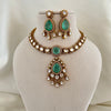 SeaGreen Kundan Choker Set