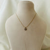 Sparkling Floral Charm Necklace