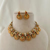 Pearl Lakshmi Temple Necklace Set