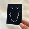 Luxe Five Flutter Tennis Necklace Set