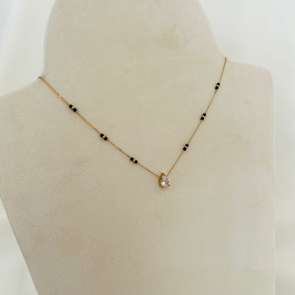 Aurelia Pear Solitaire Mangalsutra