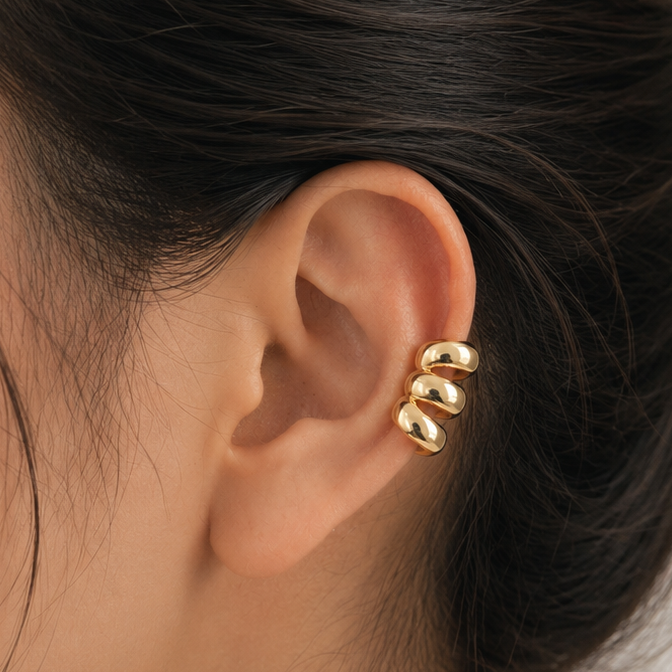 Triple Line Ear Cuff