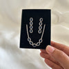 Sapphire Glow Tennis Necklace Set