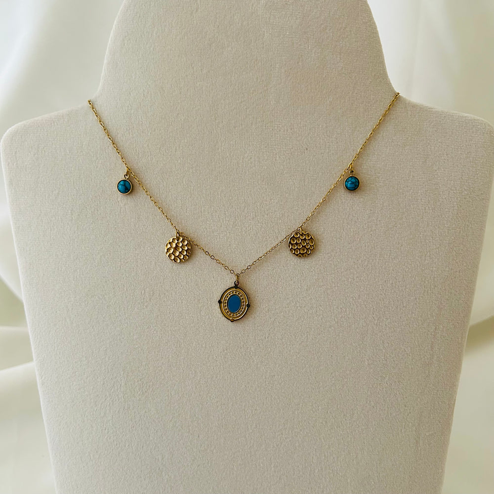Turquoise Bloom Necklace