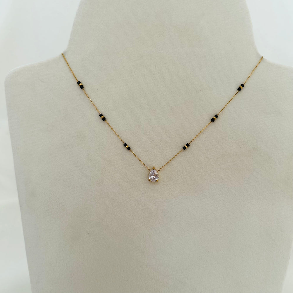 Aurelia Pear Solitaire Mangalsutra