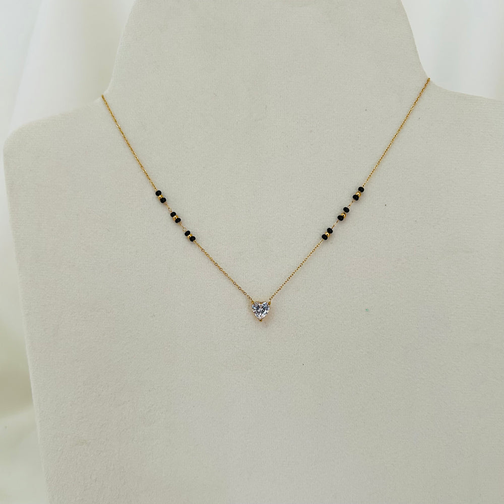 Heart Stone Mangalsutra
