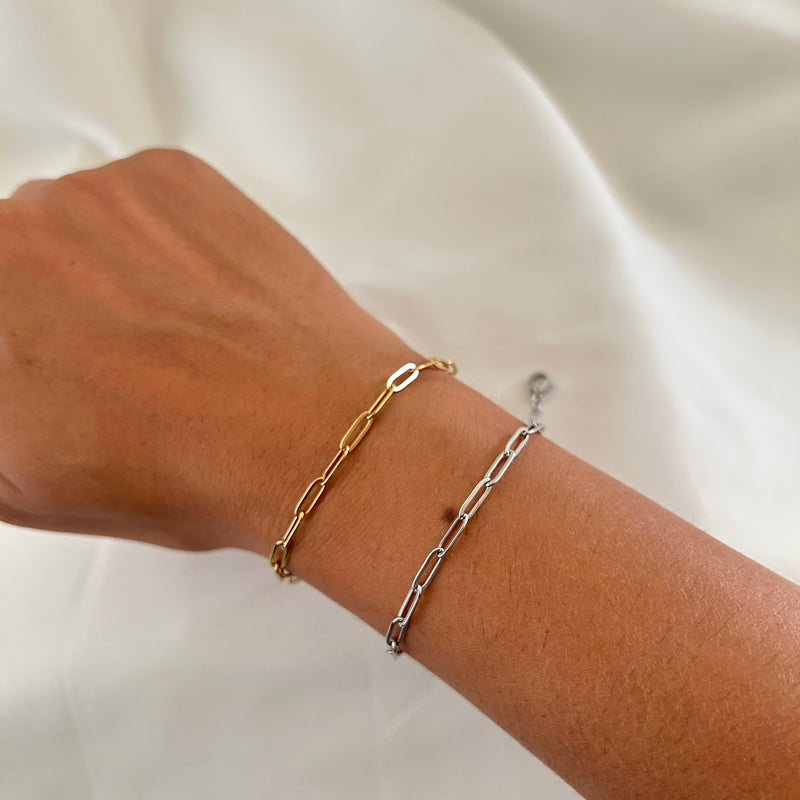 Paperclip Chain Bracelet